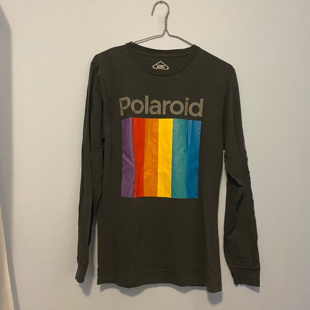 Urban Outfitters Polaroid Long Sleeve Graphic Tee